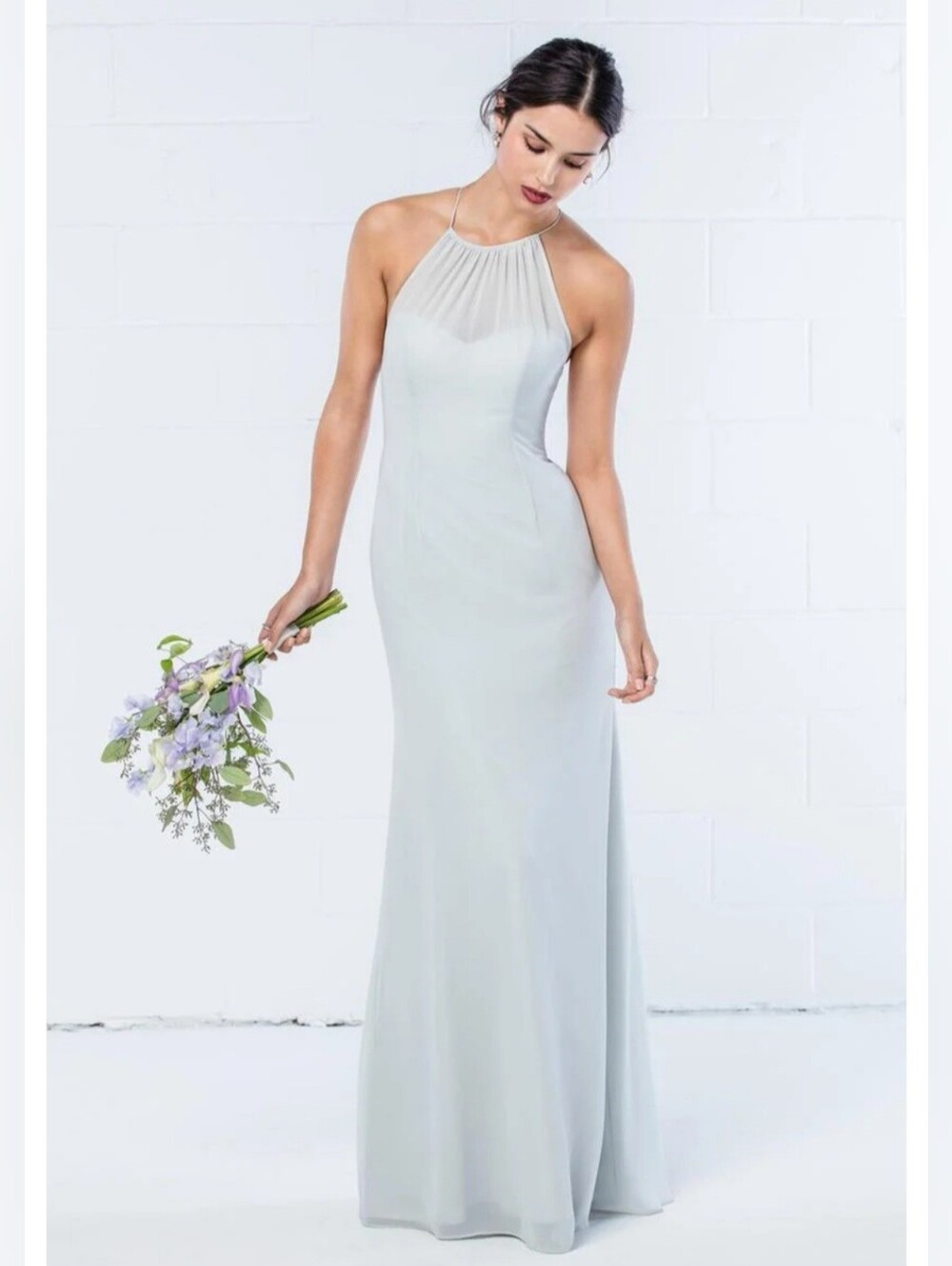 NWOT Wtoo Bridesmaids by Watters 303 Eucalyptus Dress